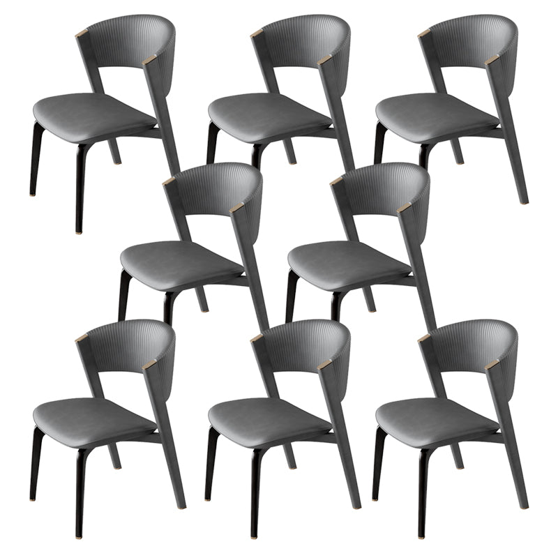 Open rug dineren accentstoel gestoffeerde eetkamerstoel voor huis