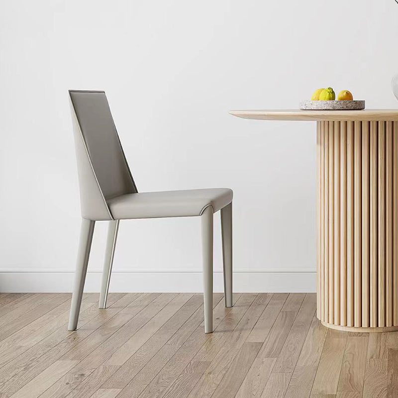 Sedie da pranzo con parte bassa contemporanea sedia laterale inoltre in pelle