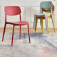Scandinavian Open Back Dining Chairs Plastic Armless Dining Side Chair Clearhalo 'Dining Chairs' 'Dining Tables & Seating' 'dining_chair' 'furn' 'furn_dining_chair' 'Furniture' 'Kitchen & Dining Furniture' 5863160