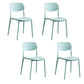 Scandinavian Open Back Dining Chairs Plastic Armless Dining Side Chair Light Green 4 Piece Set Clearhalo 'Dining Chairs' 'Dining Tables & Seating' 'dining_chair' 'furn' 'furn_dining_chair' 'Furniture' 'Kitchen & Dining Furniture' 5863197
