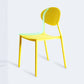 Stackable Open Back Dining Chairs Scandinavian Plastic Armless Side Chair Clearhalo 'Dining Chairs' 'Dining Tables & Seating' 'dining_chair' 'furn' 'furn_dining_chair' 'Furniture' 'Kitchen & Dining Furniture' 5863249