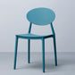 Stackable Open Back Dining Chairs Scandinavian Plastic Armless Side Chair Clearhalo 'Dining Chairs' 'Dining Tables & Seating' 'dining_chair' 'furn' 'furn_dining_chair' 'Furniture' 'Kitchen & Dining Furniture' 5863259