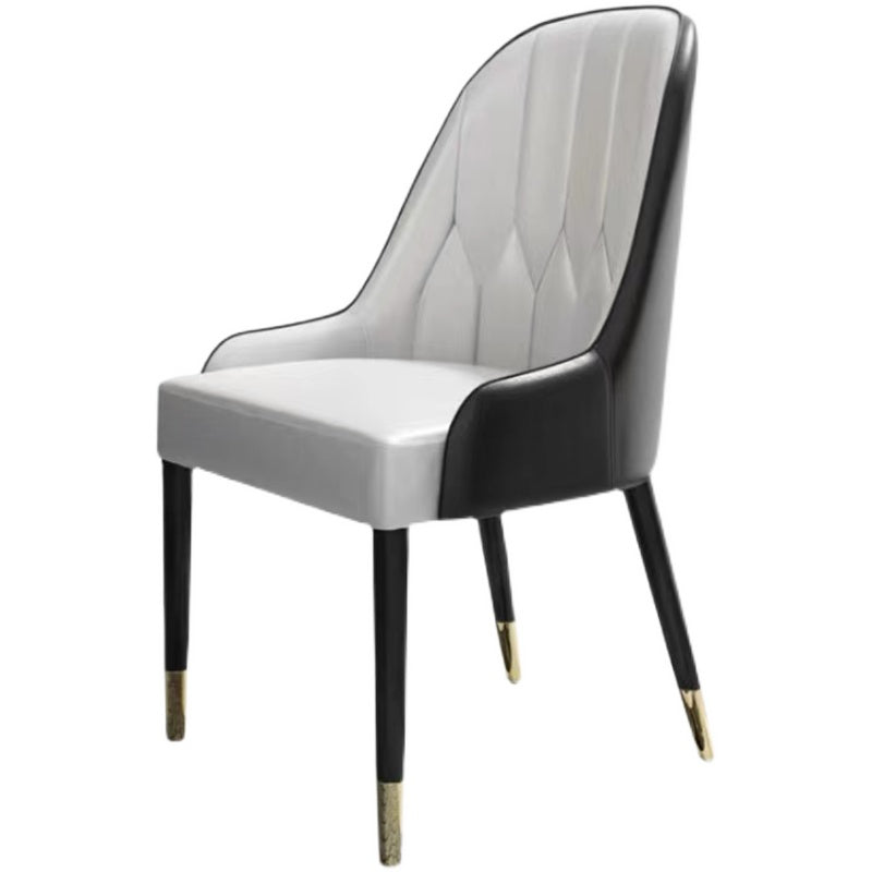 Contemporary Faux Leather Dining Chairs Parsons Armless Dining Chairs Clearhalo 'Dining Chairs' 'Dining Tables & Seating' 'dining_chair' 'furn' 'furn_dining_chair' 'Furniture' 'Kitchen & Dining Furniture' 5863317