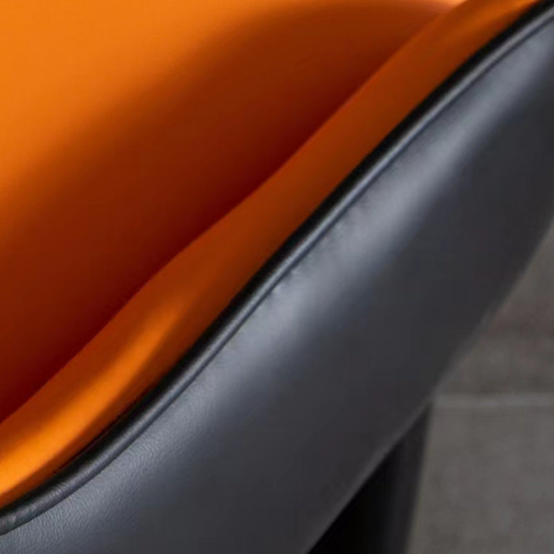 Contemporary Faux Leather Dining Chairs Parsons Armless Dining Chairs Clearhalo 'Dining Chairs' 'Dining Tables & Seating' 'dining_chair' 'furn' 'furn_dining_chair' 'Furniture' 'Kitchen & Dining Furniture' 5863323