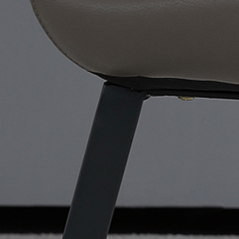 Chaises de salle à manger contemporaines chaises de salle à manger sans bras en cuir pour la maison