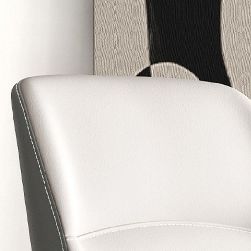 Contemporary Dining Chairs Armless Dining Chair with Metal Legs for Kitchen Clearhalo 'Dining Chairs' 'Dining Tables & Seating' 'dining_chair' 'furn' 'furn_dining_chair' 'Furniture' 'Kitchen & Dining Furniture' 5863404