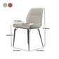 Contemporary Dining Chairs Armless Dining Chair with Metal Legs for Kitchen Clearhalo 'Dining Chairs' 'Dining Tables & Seating' 'dining_chair' 'furn' 'furn_dining_chair' 'Furniture' 'Kitchen & Dining Furniture' 5863413