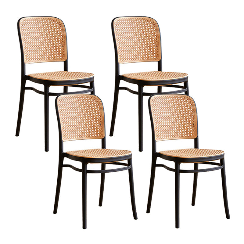 Scandinavian Counter Stool Plastic Furniture in Matte Finish for Indoor