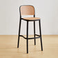 Scandinavian Counter Stool Plastic Furniture in Matte Finish for Indoor