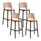 Scandinavian Counter Stool Plastic Furniture in Matte Finish for Indoor
