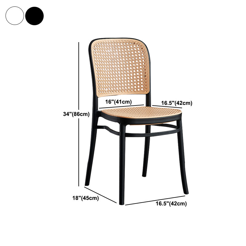 Scandinavian Counter Stool Plastic Furniture in Matte Finish for Indoor