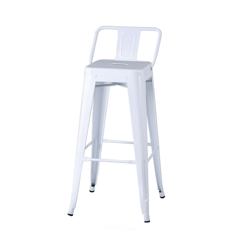 Industrial Metallhocker Metallentheke im matten Finish für Innenräume