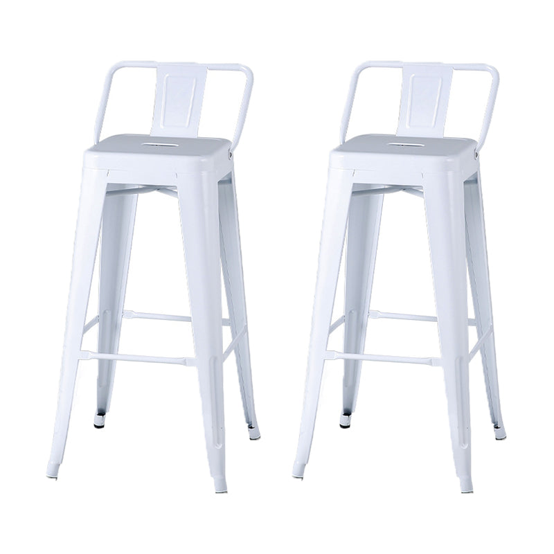 Industriële metalen krukkrukkruk in matte afwerking voor binnen