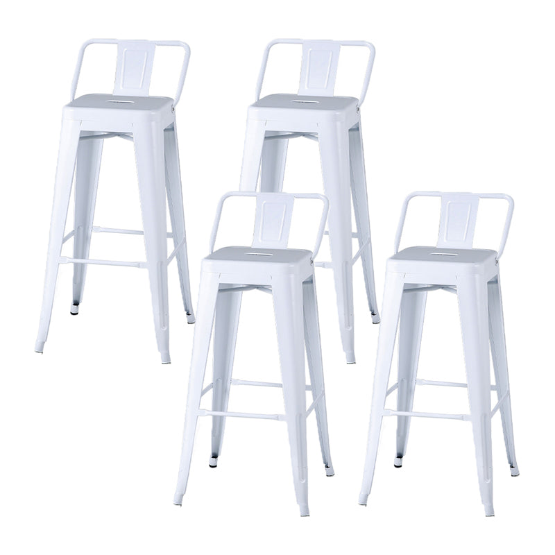 Industriële metalen krukkrukkruk in matte afwerking voor binnen