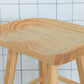Tabouret en bois contemporain Rectangle Rectangle Soutr comptoir tabouret en finition mate