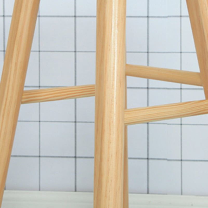 Tabouret en bois contemporain Rectangle Rectangle Soutr comptoir tabouret en finition mate