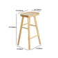 Tabouret en bois contemporain Rectangle Rectangle Soutr comptoir tabouret en finition mate