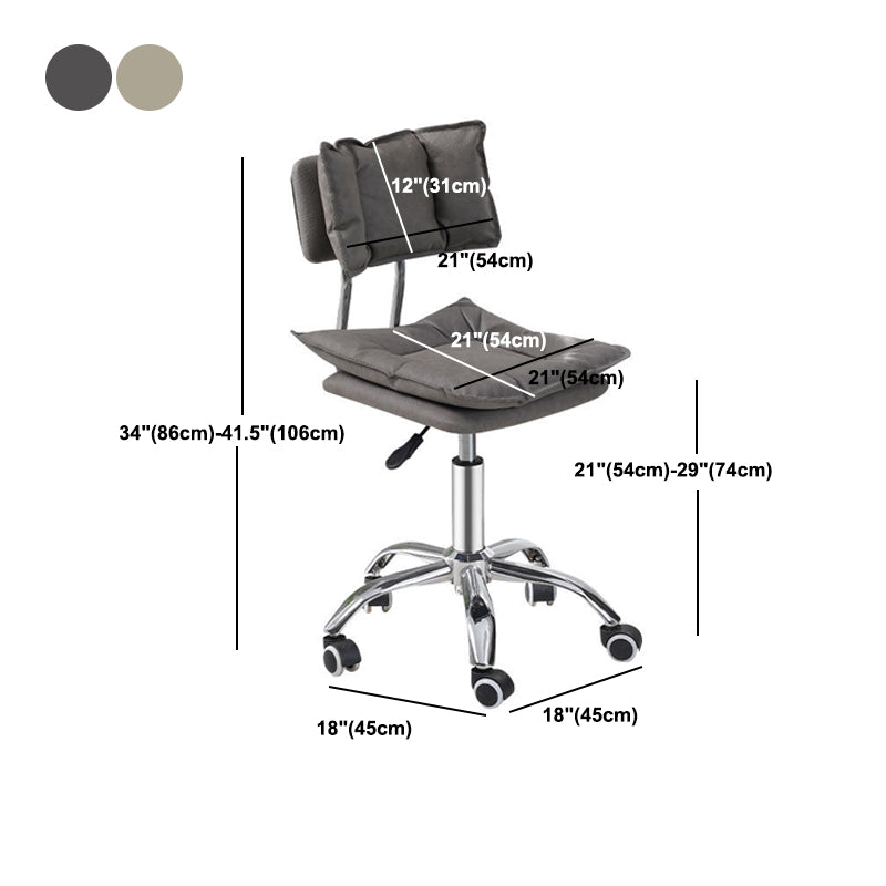 Scandinavian Metal Stool Upholstered Seat Counter Stool in Matte Finish