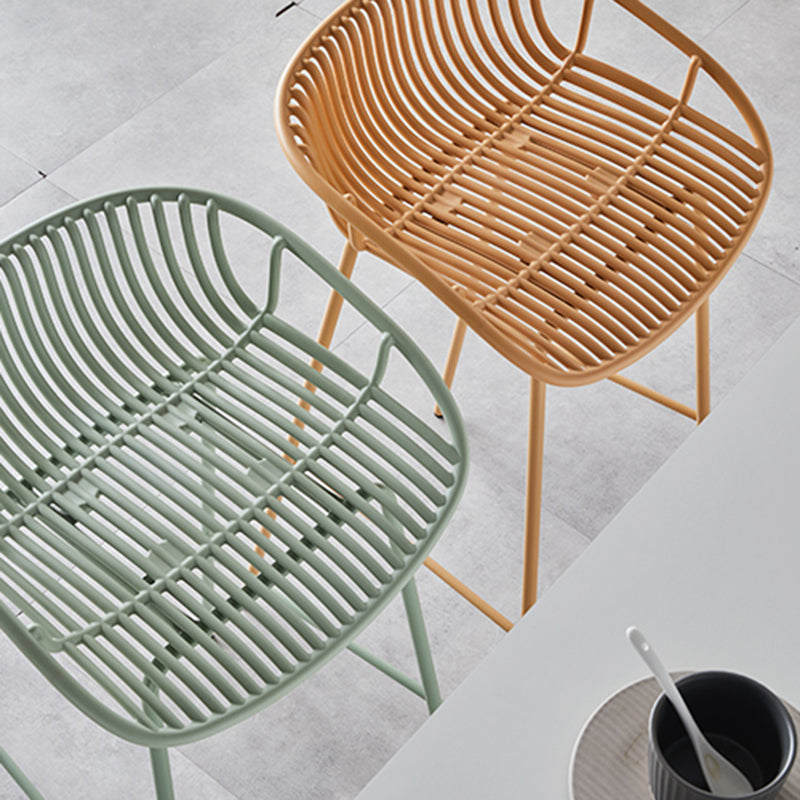 Industriële metalen kruk metalen lage rugkrukkruk in matte afwerking voor binnen