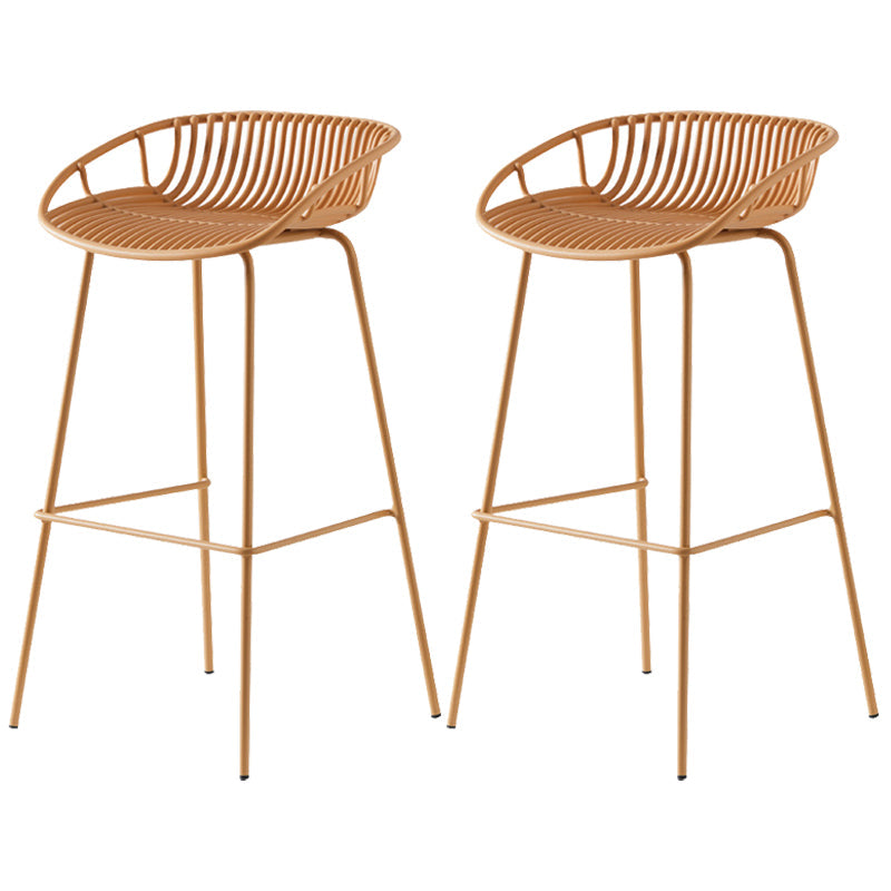 Industriële metalen kruk metalen lage rugkrukkruk in matte afwerking voor binnen