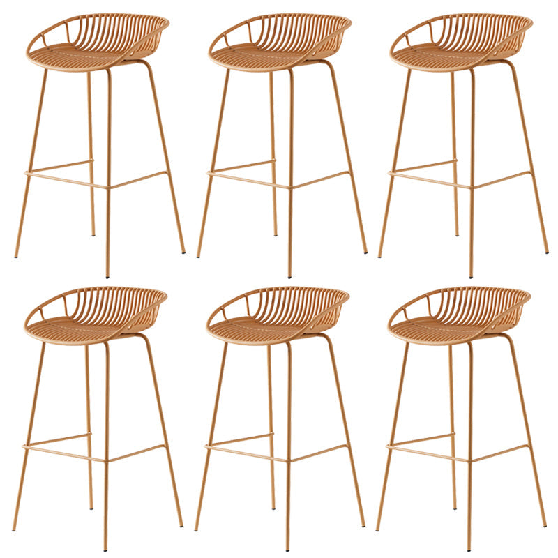 Industriële metalen kruk metalen lage rugkrukkruk in matte afwerking voor binnen