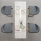 Glam 1/2/5 Pieces Bar Table Set Rectangle Stone Bar Table with Metal High Stools