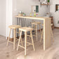 Modern Rectangular Pub Table Set 1/2/5 Pieces Wooden Counter Table 5 Pieces: Table, 4 Stools Clearhalo 'Bar Furniture' 'furn' 'furn_home_bar_bar_sets' 'Furniture' 'Home Bars & Bar Sets' 'home_bar_bar_sets' 'Kitchen & Dining Furniture' 5864406