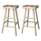 Modern Rectangular Pub Table Set 1/2/5 Pieces Wooden Counter Table Wood 30"H Stools (Set of 2) Clearhalo 'Bar Furniture' 'furn' 'furn_home_bar_bar_sets' 'Furniture' 'Home Bars & Bar Sets' 'home_bar_bar_sets' 'Kitchen & Dining Furniture' 5864408