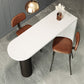 Modern Irregular Pub Table Set 1/3 Pieces Wooden Counter Table with High Stools 3 Pieces: Table, 2 Stools Clearhalo 'Bar Furniture' 'furn' 'furn_home_bar_bar_sets' 'Furniture' 'Home Bars & Bar Sets' 'home_bar_bar_sets' 'Kitchen & Dining Furniture' 5864426