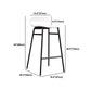 Modern Irregular Pub Table Set 1/3 Pieces Wooden Counter Table with High Stools Clearhalo 'Bar Furniture' 'furn' 'furn_home_bar_bar_sets' 'Furniture' 'Home Bars & Bar Sets' 'home_bar_bar_sets' 'Kitchen & Dining Furniture' 5864434