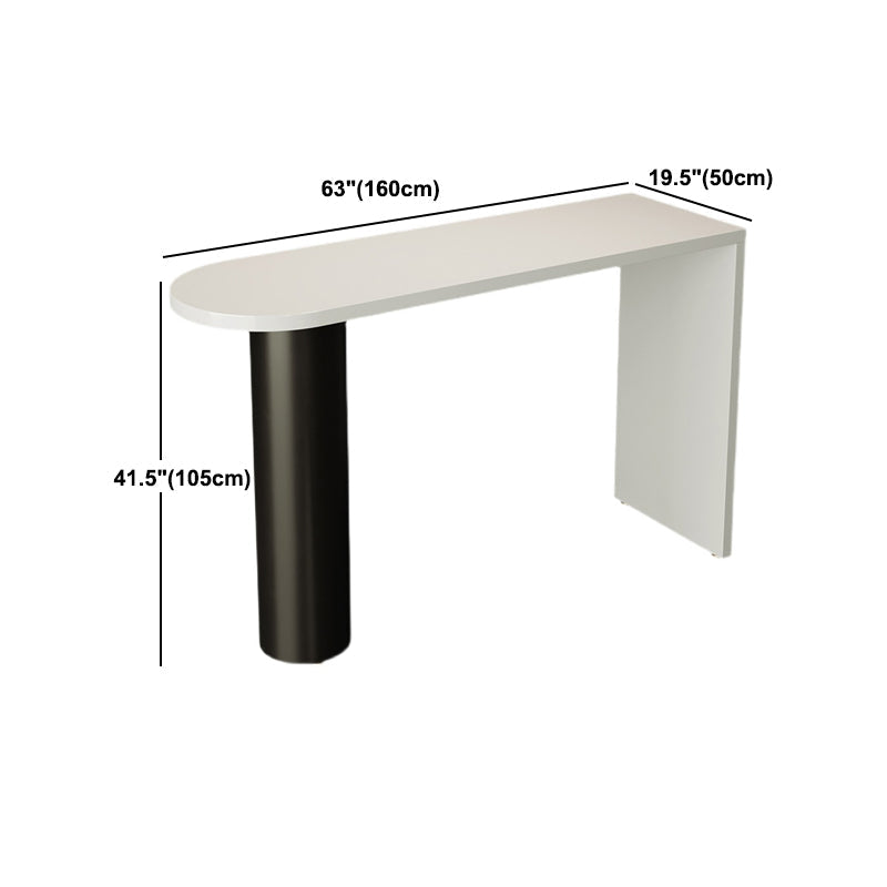 Modern Irregular Pub Table Set 1/3 Pieces Wooden Counter Table with High Stools Clearhalo 'Bar Furniture' 'furn' 'furn_home_bar_bar_sets' 'Furniture' 'Home Bars & Bar Sets' 'home_bar_bar_sets' 'Kitchen & Dining Furniture' 5864437