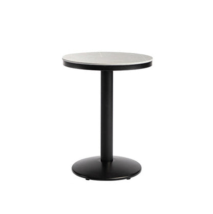 Industrielles rundes Bartisch-Set, 1/2/3-teilig, gesinterter Stein-Bartisch-Set für das Esszimmer