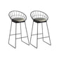 Industrielles rundes Bartisch-Set, 1/2/3-teilig, gesinterter Stein-Bartisch-Set für das Esszimmer