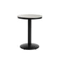 Industrielles rundes Bartisch-Set, 1/2/3-teilig, gesinterter Stein-Bartisch-Set für das Esszimmer