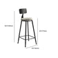 Industrielles rundes Bartisch-Set, 1/2/3-teilig, gesinterter Stein-Bartisch-Set für das Esszimmer