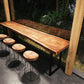 Modern Wood Counter Height Set 1/2/5 Pieces Indoor Natural Counter Set Clearhalo 'Bar Furniture' 'furn' 'furn_home_bar_bar_sets' 'Furniture' 'Home Bars & Bar Sets' 'home_bar_bar_sets' 'Kitchen & Dining Furniture' 5864464