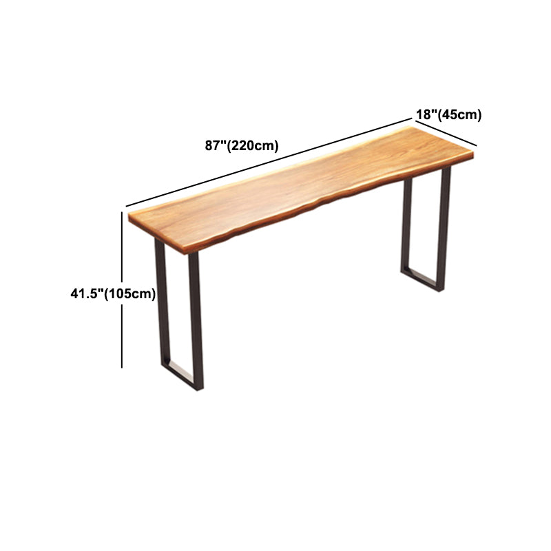 Modern Wood Counter Height Set 1/2/5 Pieces Indoor Natural Counter Set Clearhalo 'Bar Furniture' 'furn' 'furn_home_bar_bar_sets' 'Furniture' 'Home Bars & Bar Sets' 'home_bar_bar_sets' 'Kitchen & Dining Furniture' 5864485