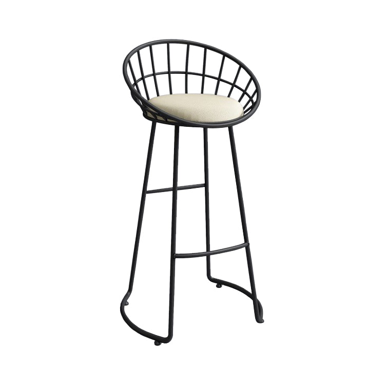 Modern Bar Table Set 1/3/5 Pieces Rectangle Stone Counter Table with Stools for Kitchen Black 30"H Stool (Single) Clearhalo 'Bar Furniture' 'furn' 'furn_home_bar_bar_sets' 'Furniture' 'Home Bars & Bar Sets' 'home_bar_bar_sets' 'Kitchen & Dining Furniture' 5864531