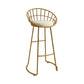 Modern Bar Table Set 1/3/5 Pieces Rectangle Stone Counter Table with Stools for Kitchen Gold 30"H Stool (Single) Clearhalo 'Bar Furniture' 'furn' 'furn_home_bar_bar_sets' 'Furniture' 'Home Bars & Bar Sets' 'home_bar_bar_sets' 'Kitchen & Dining Furniture' 5864533