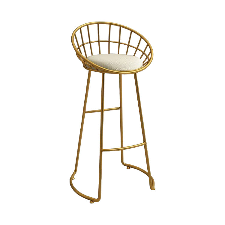 Modern Bar Table Set 1/3/5 Pieces Rectangle Stone Counter Table with Stools for Kitchen Gold 30"H Stool (Single) Clearhalo 'Bar Furniture' 'furn' 'furn_home_bar_bar_sets' 'Furniture' 'Home Bars & Bar Sets' 'home_bar_bar_sets' 'Kitchen & Dining Furniture' 5864533