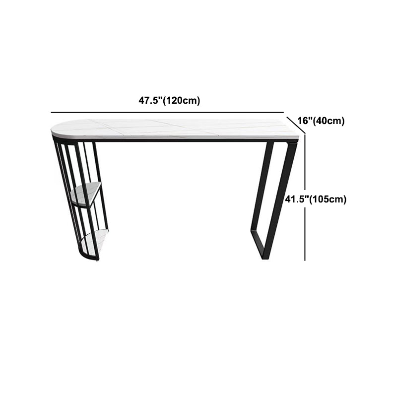 Modern Bar Table Set 1/3/5 Pieces Rectangle Stone Counter Table with Stools for Kitchen Clearhalo 'Bar Furniture' 'furn' 'furn_home_bar_bar_sets' 'Furniture' 'Home Bars & Bar Sets' 'home_bar_bar_sets' 'Kitchen & Dining Furniture' 5864543