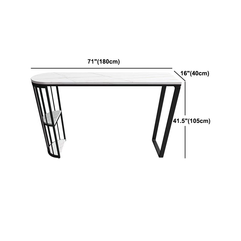 Modern Bar Table Set 1/3/5 Pieces Rectangle Stone Counter Table with Stools for Kitchen Clearhalo 'Bar Furniture' 'furn' 'furn_home_bar_bar_sets' 'Furniture' 'Home Bars & Bar Sets' 'home_bar_bar_sets' 'Kitchen & Dining Furniture' 5864546