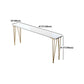 Glam Style 1/2/5/9 Pieces Bar Table Set Rectangle Bar Table with Metal High Stools Clearhalo 'Bar Furniture' 'furn' 'furn_home_bar_bar_sets' 'Furniture' 'Home Bars & Bar Sets' 'home_bar_bar_sets' 'Kitchen & Dining Furniture' 5864557