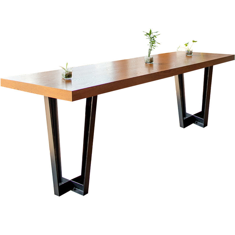 1/2/4/11 Pieces Pub Dining Set Industrial Solid Wood Table and Stool Set for Shop Clearhalo 'Bar Furniture' 'furn' 'furn_home_bar_bar_sets' 'Furniture' 'Home Bars & Bar Sets' 'home_bar_bar_sets' 'Kitchen & Dining Furniture' 5864568