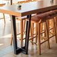 1/2/4/11 Pieces Pub Dining Set Industrial Solid Wood Table and Stool Set for Shop Clearhalo 'Bar Furniture' 'furn' 'furn_home_bar_bar_sets' 'Furniture' 'Home Bars & Bar Sets' 'home_bar_bar_sets' 'Kitchen & Dining Furniture' 5864572