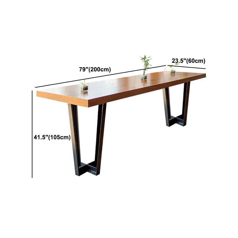 1/2/4/11 Pieces Pub Dining Set Industrial Solid Wood Table and Stool Set for Shop Clearhalo 'Bar Furniture' 'furn' 'furn_home_bar_bar_sets' 'Furniture' 'Home Bars & Bar Sets' 'home_bar_bar_sets' 'Kitchen & Dining Furniture' 5864581