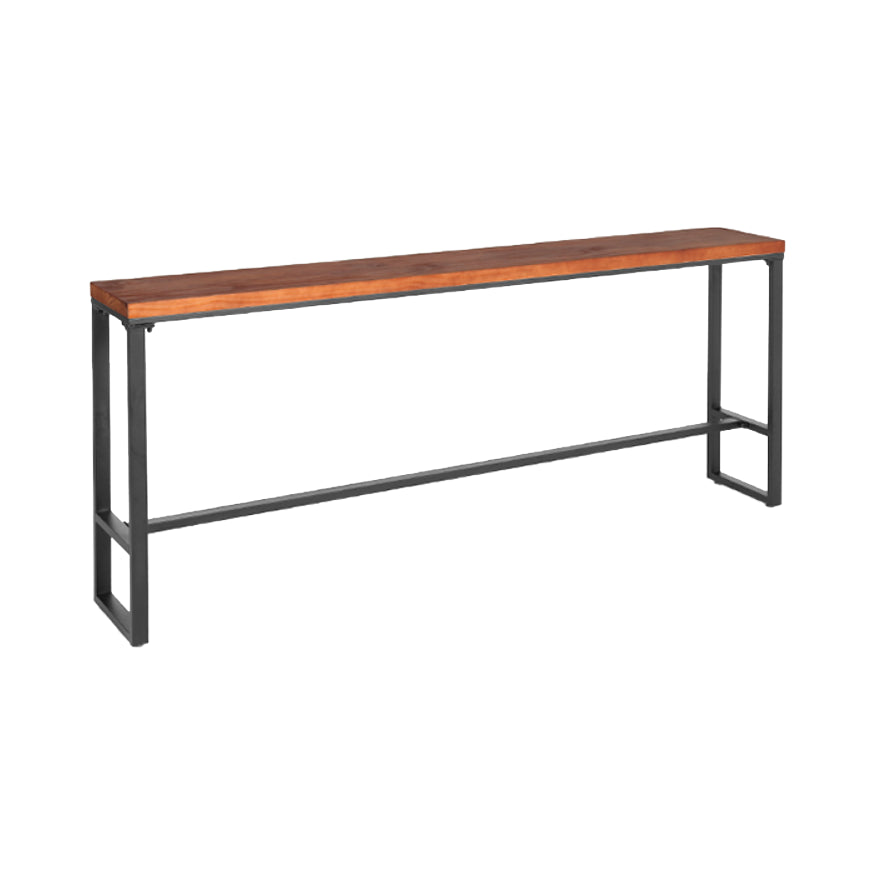 Juego de mesa de Bar Industrial de 1/6/9/11 piezas, mesa de mostrador rectangular de madera de pino con taburetes