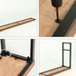 Juego de mesa de Bar Industrial de 1/6/9/11 piezas, mesa de mostrador rectangular de madera de pino con taburetes