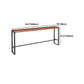 Juego de mesa de Bar Industrial de 1/6/9/11 piezas, mesa de mostrador rectangular de madera de pino con taburetes
