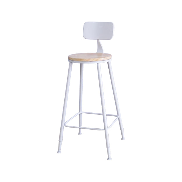 Modern Rectangular Pub Table Set 1/3 Pieces Wooden Counter Table with Backless Stools White 30"H Stool (Single) Clearhalo 'Bar Furniture' 'furn' 'furn_home_bar_bar_sets' 'Furniture' 'Home Bars & Bar Sets' 'home_bar_bar_sets' 'Kitchen & Dining Furniture' 5864640